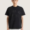 T-shirt i bomuld med Givenchy Paris-broderi T-shirt i bomuld med Givenchy Paris-broderi