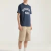 T-shirt i bomuld med Givenchy Paris-broderi