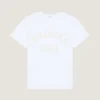 T-shirt i bomuld med Givenchy Paris-broderi T-shirt i bomuld med Givenchy Paris-broderi