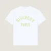 T-shirt i bomuld med Givenchy Paris-broderi