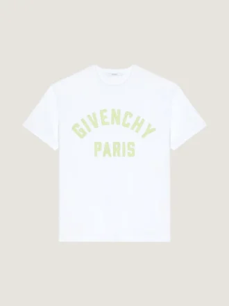 T-shirt i bomuld med Givenchy Paris-broderi