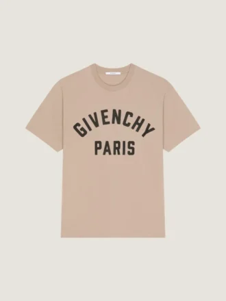 T-shirt i bomuld med Givenchy Paris-broderi