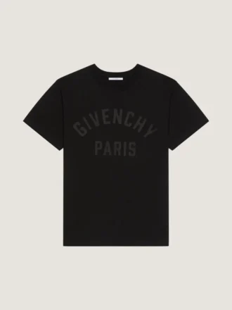 T-shirt i bomuld med Givenchy Paris-broderi