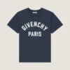 T-shirt i bomuld med Givenchy Paris-broderi