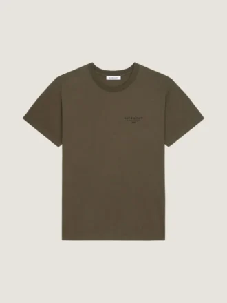 T-shirt i bomuld med Givenchy-stempelprint