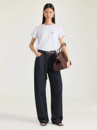 T-shirt i bomuld med Givenchy-stempelprint