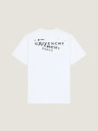 T-shirt i bomuld med Givenchy-stempelprint
