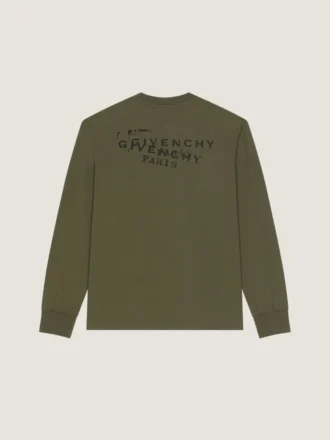 T-shirt i bomuld med Givenchy-stempelprint