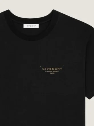 T-shirt i bomuld med Givenchy-stempelprint