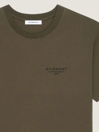 T-shirt i bomuld med Givenchy-stempelprint