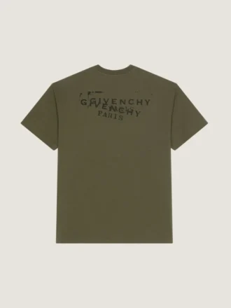 T-shirt i bomuld med Givenchy-stempelprint