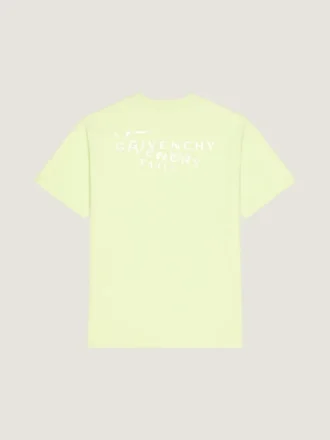 T-shirt i bomuld med Givenchy-stempelprint