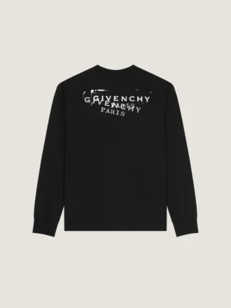 T-shirt i bomuld med Givenchy-stempelprint