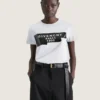 T-shirt i bomuld med Givenchy-tape-print T-shirt i bomuld med Givenchy-tape-print