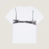 T-shirt i bomuld med print af udskåret bh