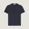 T-shirt i bomuldsstrik med Givenchy Paris-jacquard