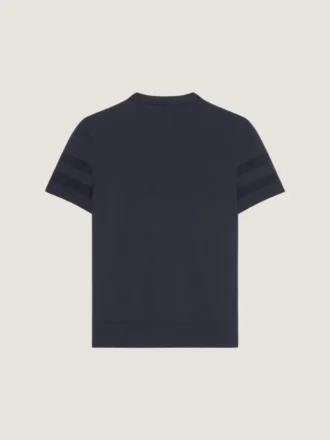 T-shirt i bomuldsstrik med Givenchy Paris-jacquard