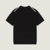 T-shirt i bomuldsstrik med grosgrain-detaljer T-shirt i bomuldsstrik med grosgrain-detaljer