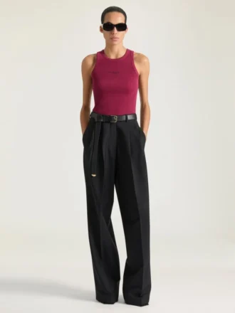 Tanktop i Slim Fit i bomuld med Givenchy Paris-print