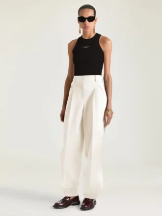 Tanktop i Slim Fit i bomuld med Givenchy Paris-print