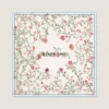 Tørklæde i silke med blomsterprint Tørklæde i silke med blomsterprint