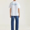 T-shirt i bomuld med Givenchy-stempelprint T-shirt i bomuld med Givenchy-stempelprint
