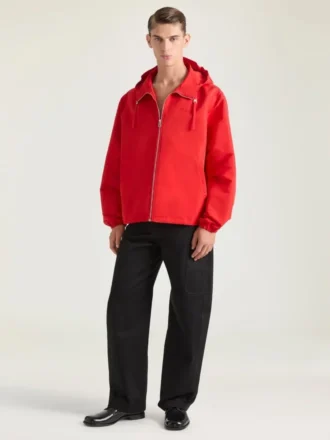 Vindjakke i polyfaille med broderet Givenchy Paris Vindjakke i polyfaille med broderet Givenchy Paris