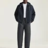 Vindjakke i polyfaille med broderet Givenchy Paris